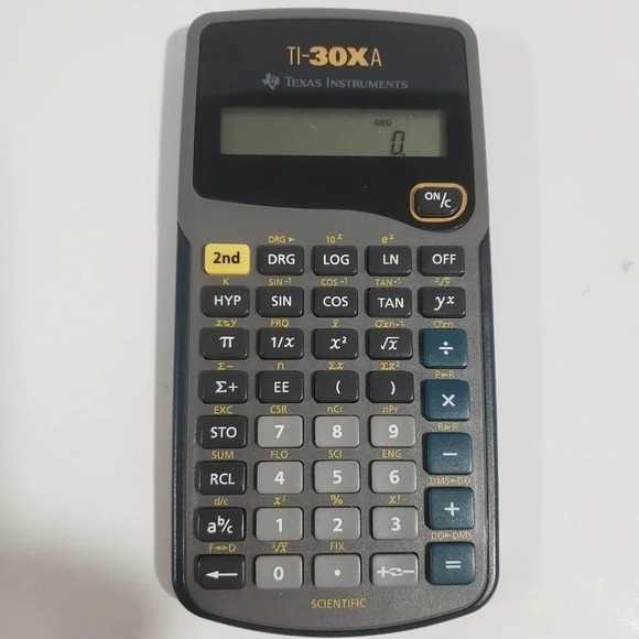Texas  Instruments TI-30XA Scientific Calculator Green - Picture 2 of 5
